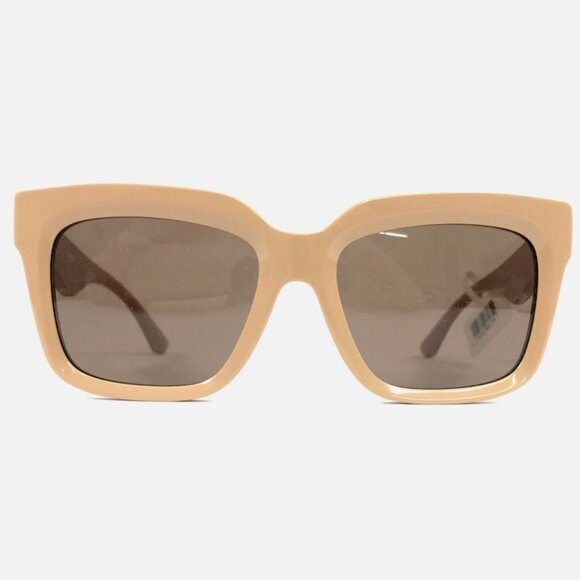 Burberry Womens 54mm Sunglasses Thick Beige Square Frame main image 5